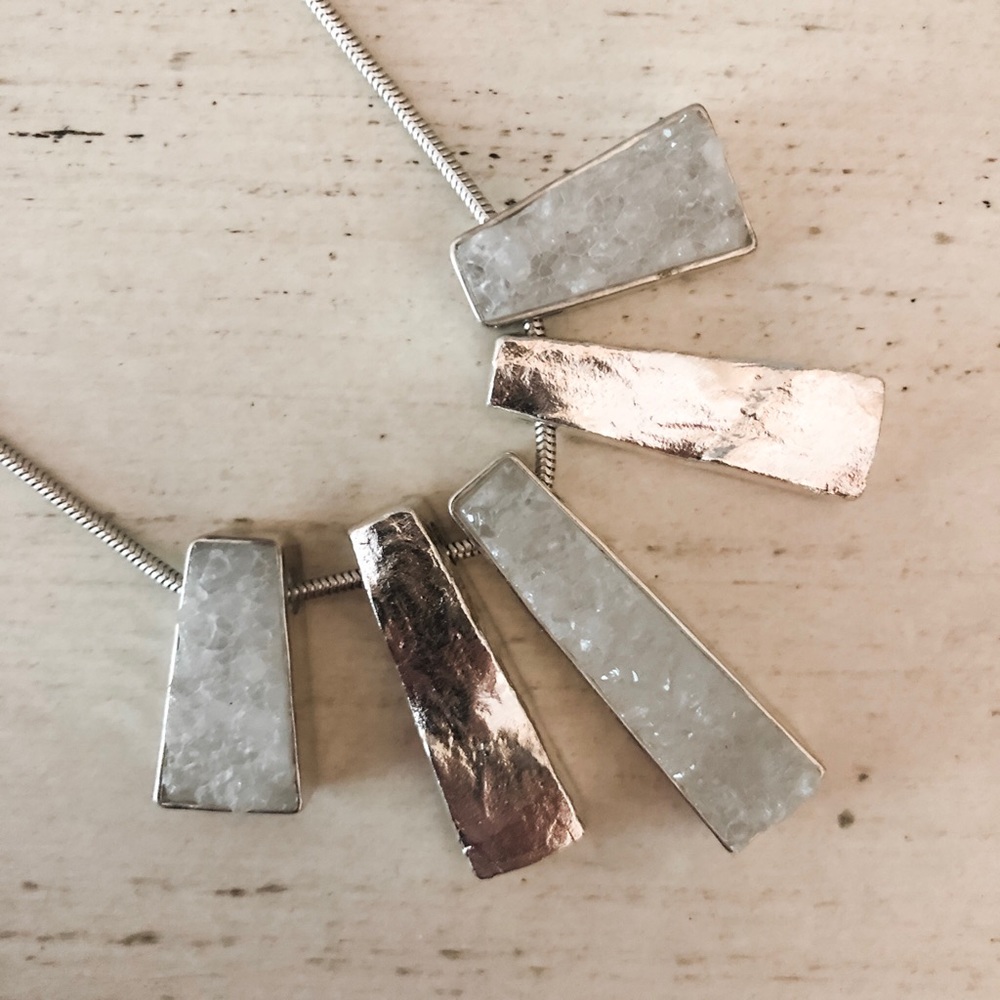 Sterling Silver and Crystal Silpada Necklace